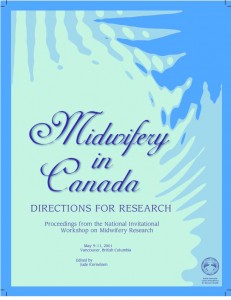 Midwifery in Canada Directions for Research cvr